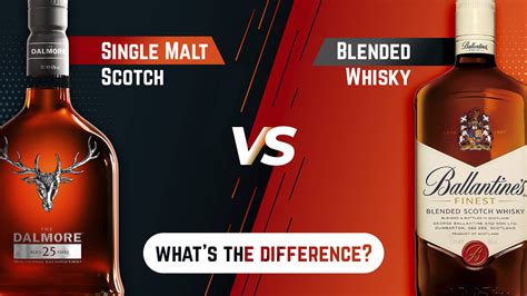 single malt scotch vs blended.